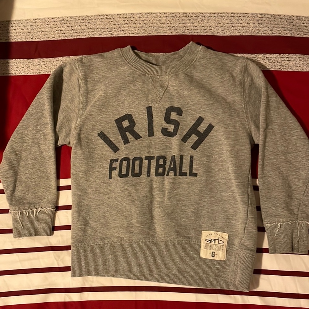 Irish football toddler sweater